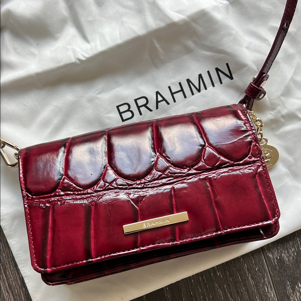 Brahmin Burgundy Minuette